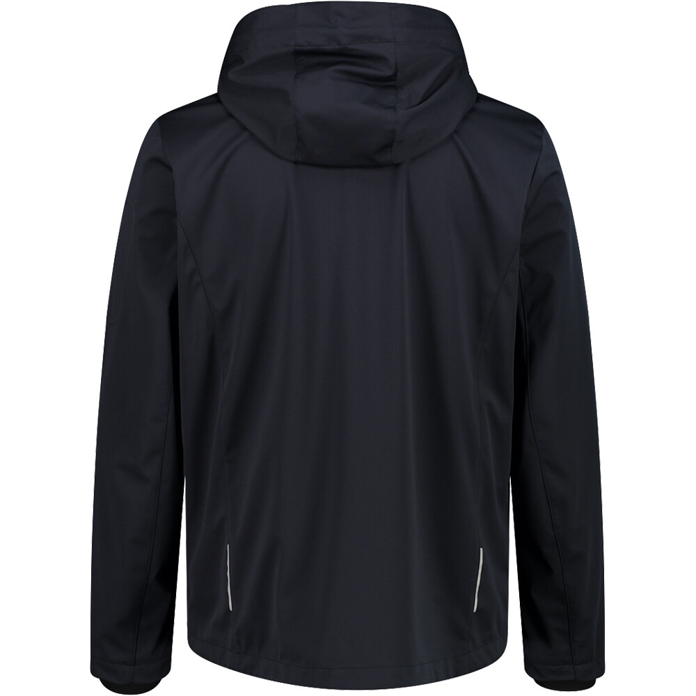 Cmp chaqueta softshell hombre MAN JACKET ZIP HOOD vista trasera