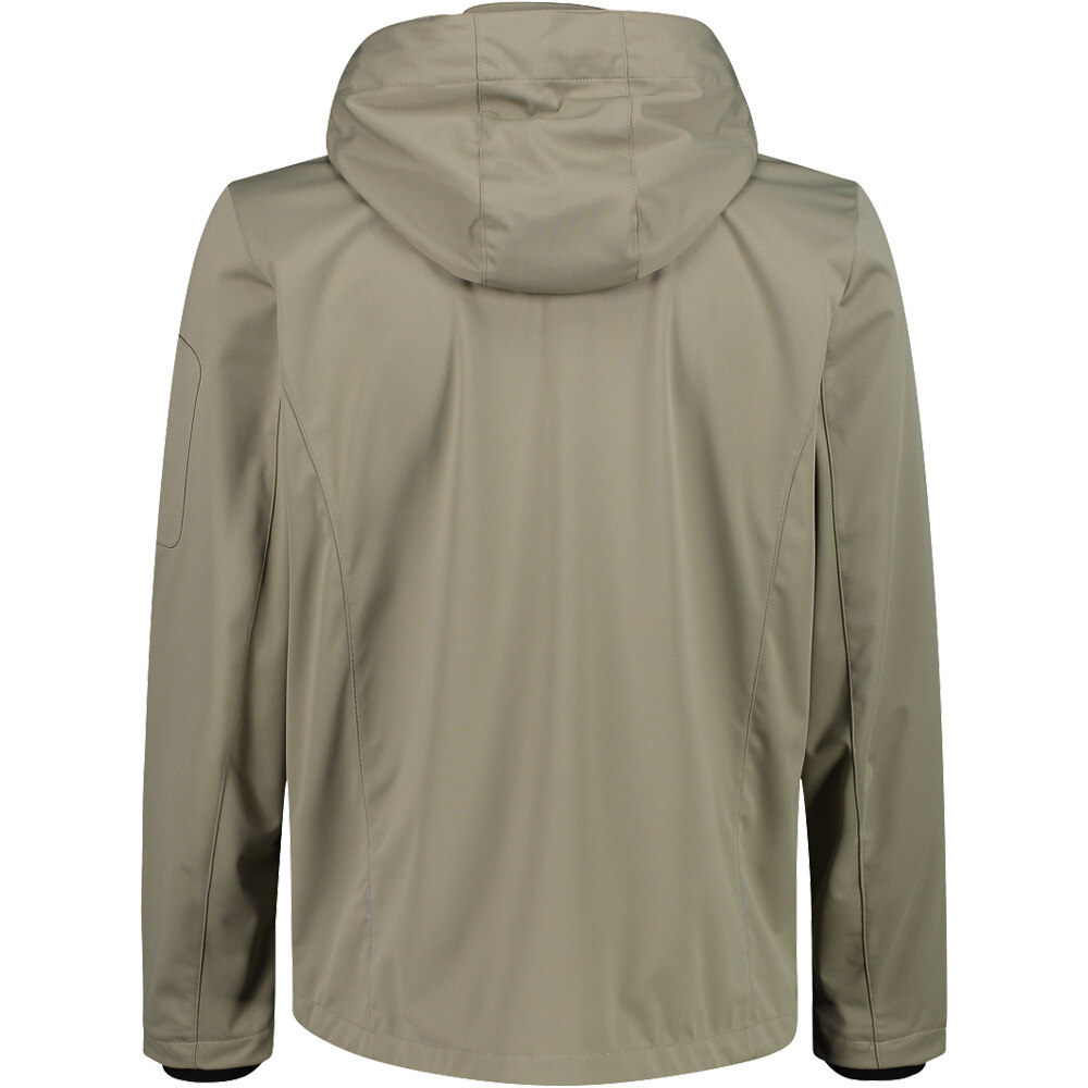 Cmp chaqueta softshell hombre MAN JACKET ZIP HOOD vista trasera