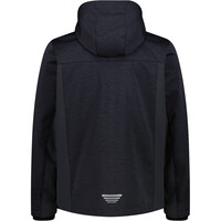 Cmp chaqueta softshell hombre MAN JACKET ZIP HOOD vista trasera