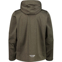 Cmp chaqueta softshell hombre MAN JACKET ZIP HOOD vista trasera