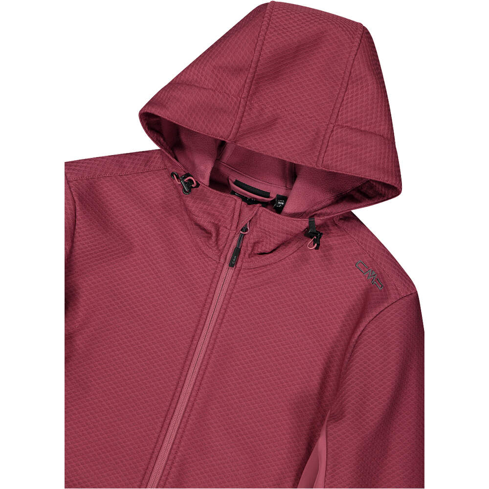 Cmp chaqueta softshell mujer WOMAN JACKET FIX HOOD 03