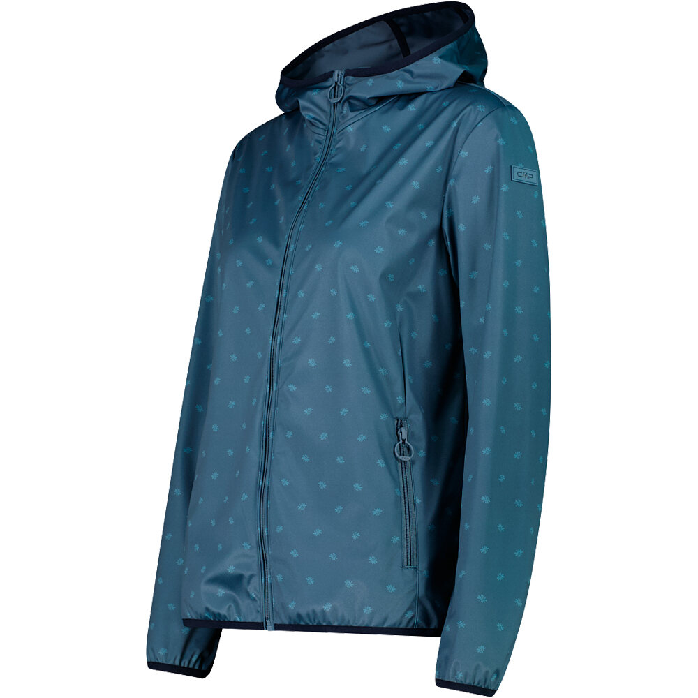 Cmp chaqueta softshell mujer WOMAN JACKET FIX HOOD vista detalle
