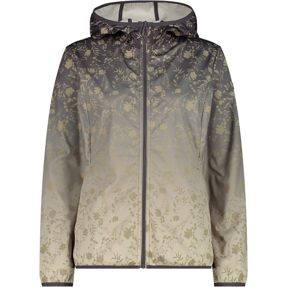 Cmp chaqueta softshell mujer WOMAN JACKET FIX HOOD vista frontal