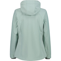 Cmp chaqueta softshell mujer WOMAN JACKET FIX HOOD vista trasera