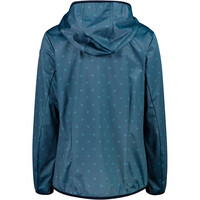 Cmp chaqueta softshell mujer WOMAN JACKET FIX HOOD vista trasera