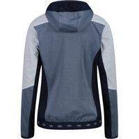 Cmp chaqueta softshell mujer WOMAN JACKET HYBRID FIX HOOD vista trasera