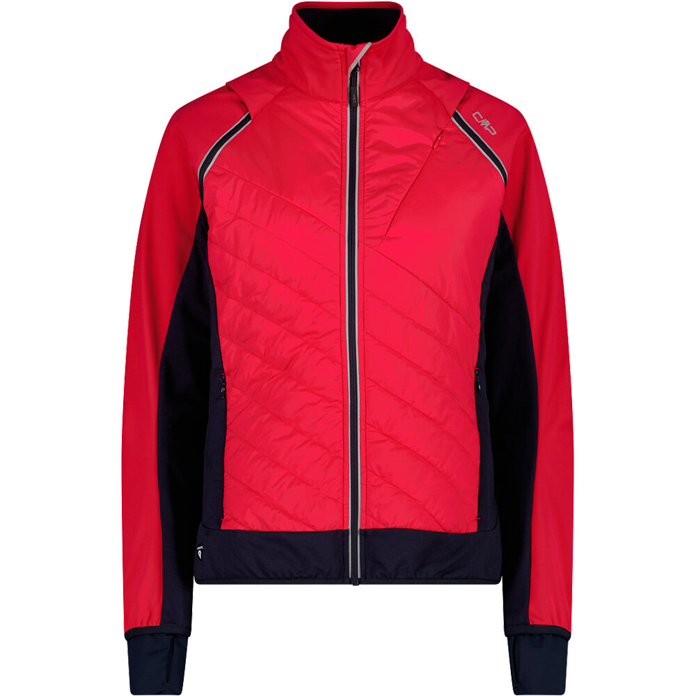 Cmp chaqueta softshell mujer WOMAN JACKET WITH DETACHABLE SLEEVES vista frontal