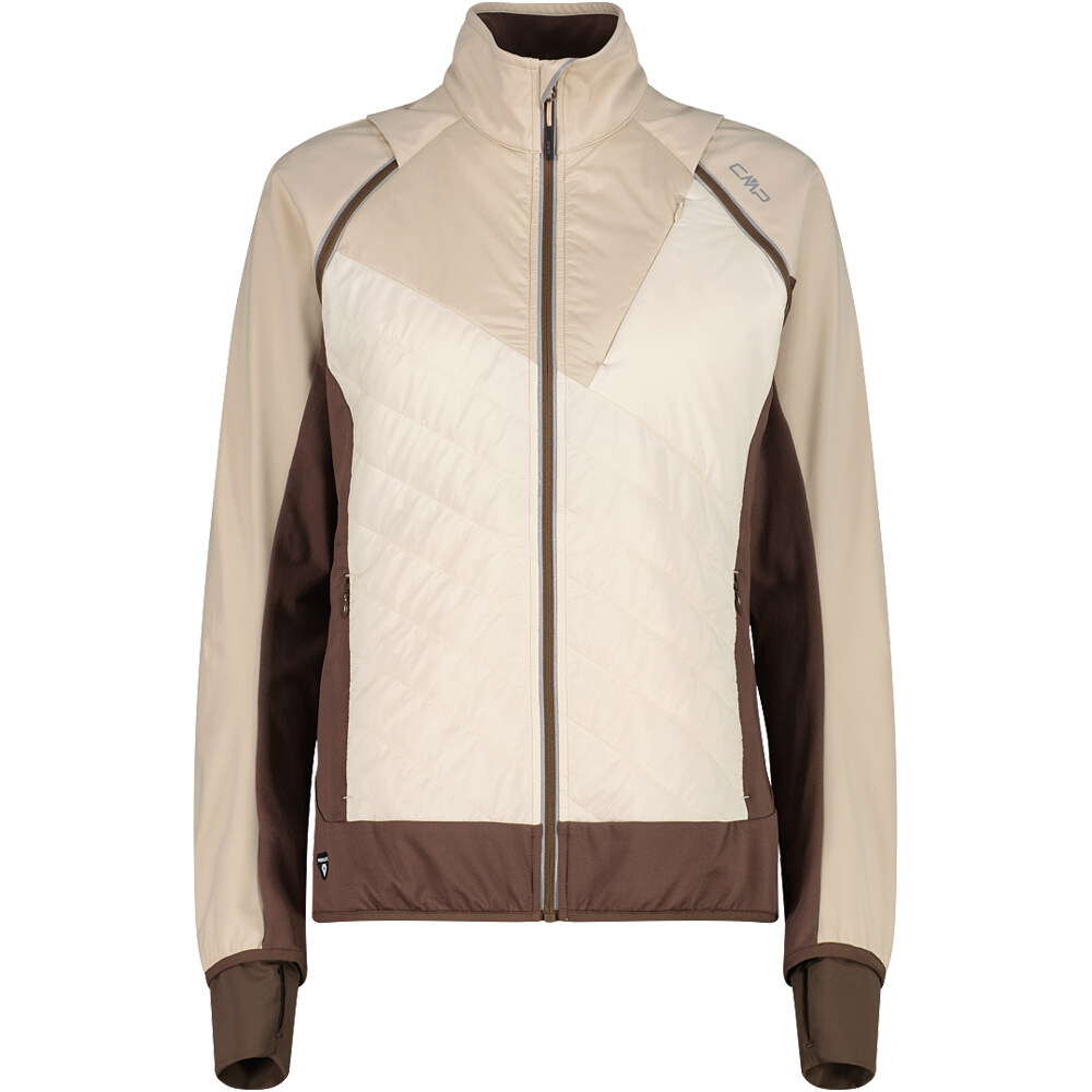 Cmp chaqueta softshell mujer WOMAN JACKET WITH DETACHABLE SLEEVES vista frontal