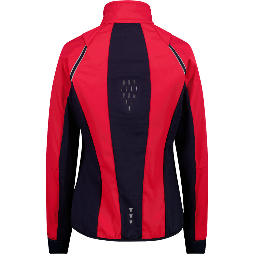 Cmp chaqueta softshell mujer WOMAN JACKET WITH DETACHABLE SLEEVES vista trasera