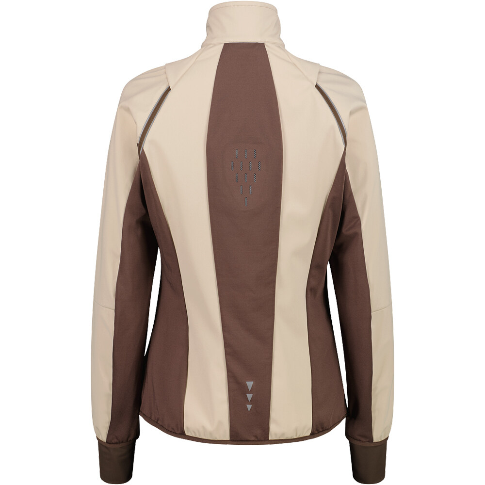 Cmp chaqueta softshell mujer WOMAN JACKET WITH DETACHABLE SLEEVES vista trasera