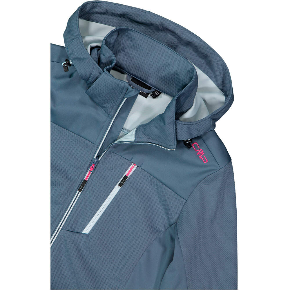 Cmp chaqueta softshell mujer WOMAN JACKET ZIP HOOD 04
