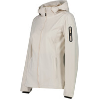 Cmp chaqueta softshell mujer WOMAN JACKET ZIP HOOD vista detalle