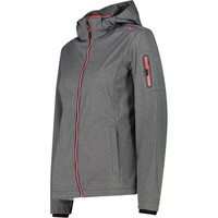 Cmp chaqueta softshell mujer WOMAN JACKET ZIP HOOD vista detalle