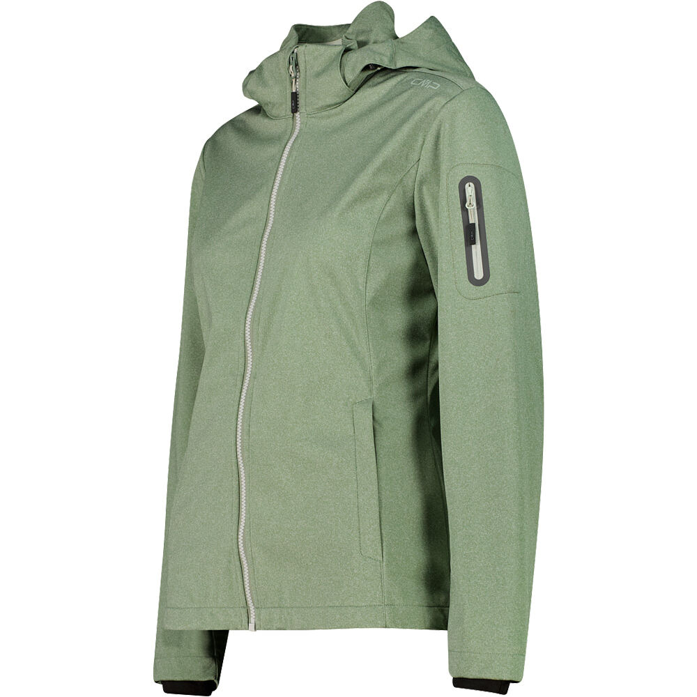 Cmp chaqueta softshell mujer WOMAN JACKET ZIP HOOD vista detalle