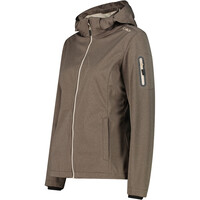 Cmp chaqueta softshell mujer WOMAN JACKET ZIP HOOD vista detalle