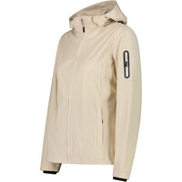 Cmp chaqueta softshell mujer WOMAN JACKET ZIP HOOD vista detalle