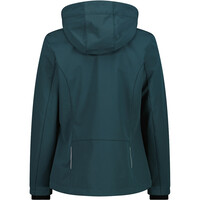 Cmp chaqueta softshell mujer WOMAN JACKET ZIP HOOD vista trasera