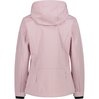 Cmp chaqueta softshell mujer WOMAN JACKET ZIP HOOD vista trasera
