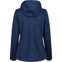 Cmp chaqueta softshell mujer WOMAN JACKET ZIP HOOD vista trasera