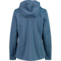 Cmp chaqueta softshell mujer WOMAN JACKET ZIP HOOD vista trasera