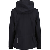 Cmp chaqueta softshell mujer WOMAN JACKET ZIP HOOD vista trasera