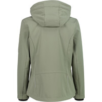 Cmp chaqueta softshell mujer WOMAN JACKET ZIP HOOD vista trasera