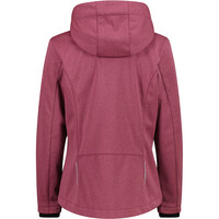 Cmp chaqueta softshell mujer WOMAN JACKET ZIP HOOD vista trasera