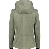 Cmp chaqueta softshell mujer WOMAN JACKET ZIP HOOD vista trasera