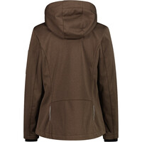 Cmp chaqueta softshell mujer WOMAN JACKET ZIP HOOD vista trasera