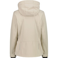 Cmp chaqueta softshell mujer WOMAN JACKET ZIP HOOD vista trasera
