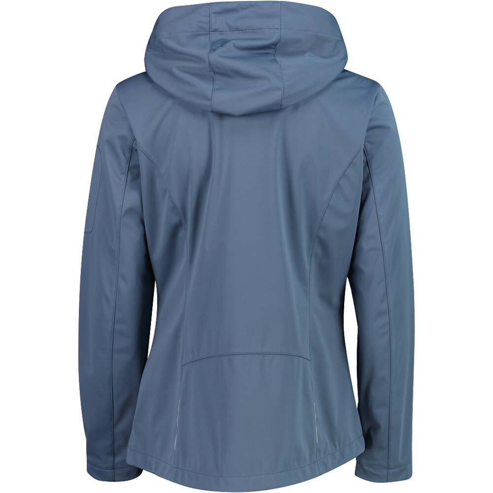 Cmp chaqueta softshell mujer WOMAN JACKET ZIP HOOD vista trasera