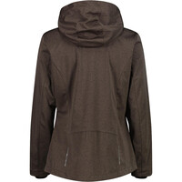 Cmp chaqueta softshell mujer WOMAN JACKET ZIP HOOD vista trasera