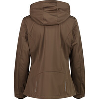 Cmp chaqueta softshell mujer WOMAN JACKET ZIP HOOD vista trasera