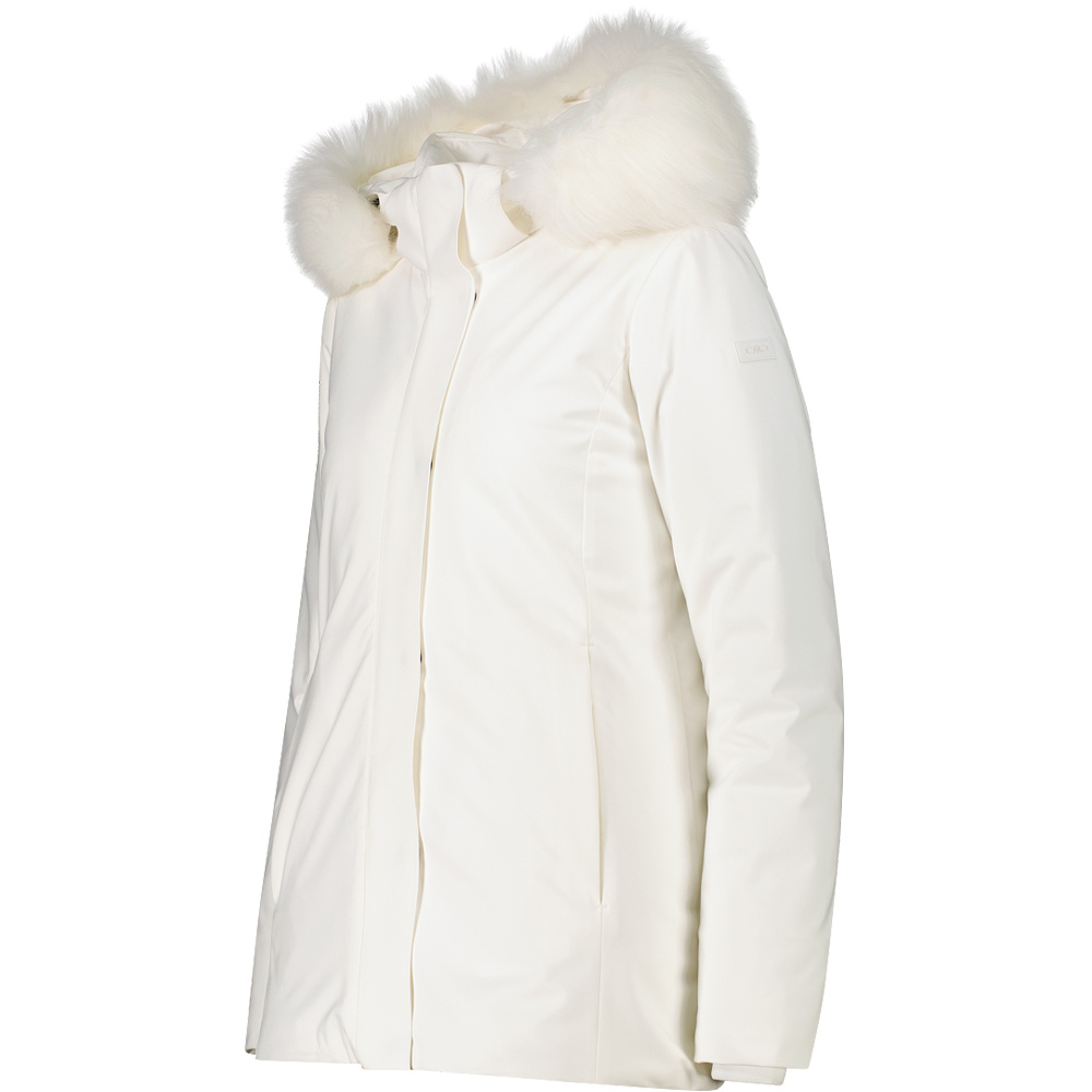 Cmp chaqueta softshell mujer WOMAN LONG JACKET ZIP HOOD vista detalle