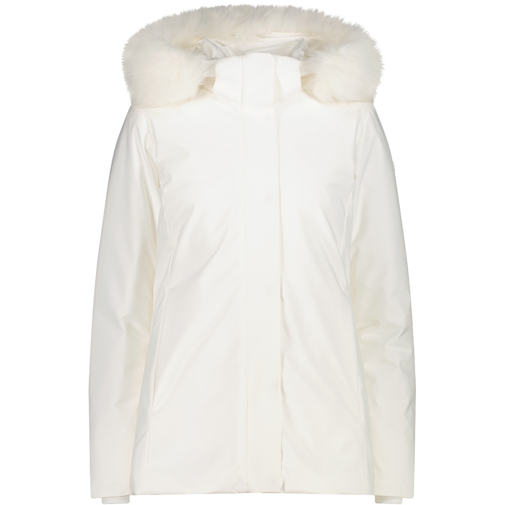 Cmp chaqueta softshell mujer WOMAN LONG JACKET ZIP HOOD vista frontal