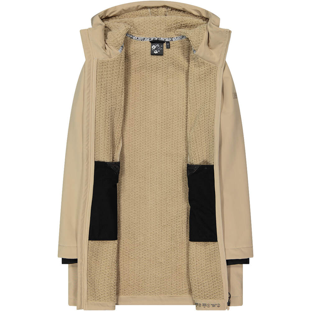 Cmp chaqueta softshell mujer WOMAN PARKA FIX HOOD 03