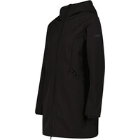 Cmp chaqueta softshell mujer WOMAN PARKA FIX HOOD vista detalle