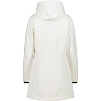 Cmp chaqueta softshell mujer WOMAN PARKA FIX HOOD vista trasera