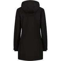 Cmp chaqueta softshell mujer WOMAN PARKA FIX HOOD vista trasera