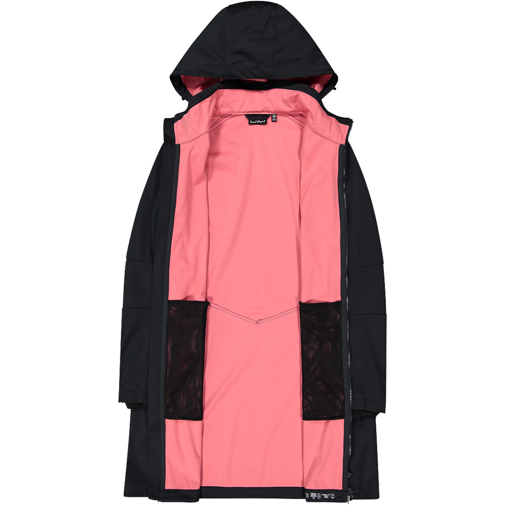 Cmp chaqueta softshell mujer WOMAN PARKA ZIP HOOD 03