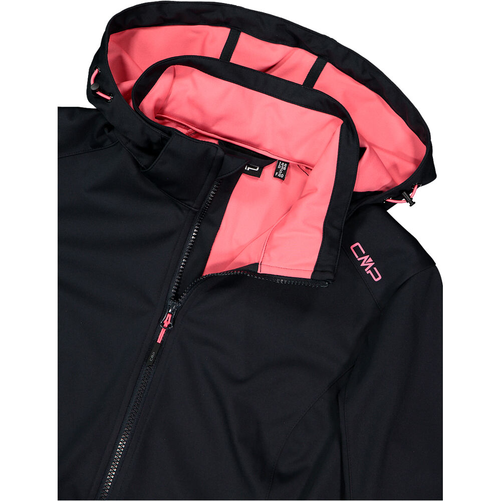 Cmp chaqueta softshell mujer WOMAN PARKA ZIP HOOD 04