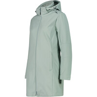 Cmp chaqueta softshell mujer WOMAN PARKA ZIP HOOD vista detalle