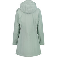 Cmp chaqueta softshell mujer WOMAN PARKA ZIP HOOD vista trasera