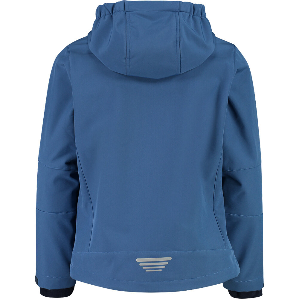 Cmp chaqueta softshell niño _2_KID JACKET FIX HOOD vista trasera
