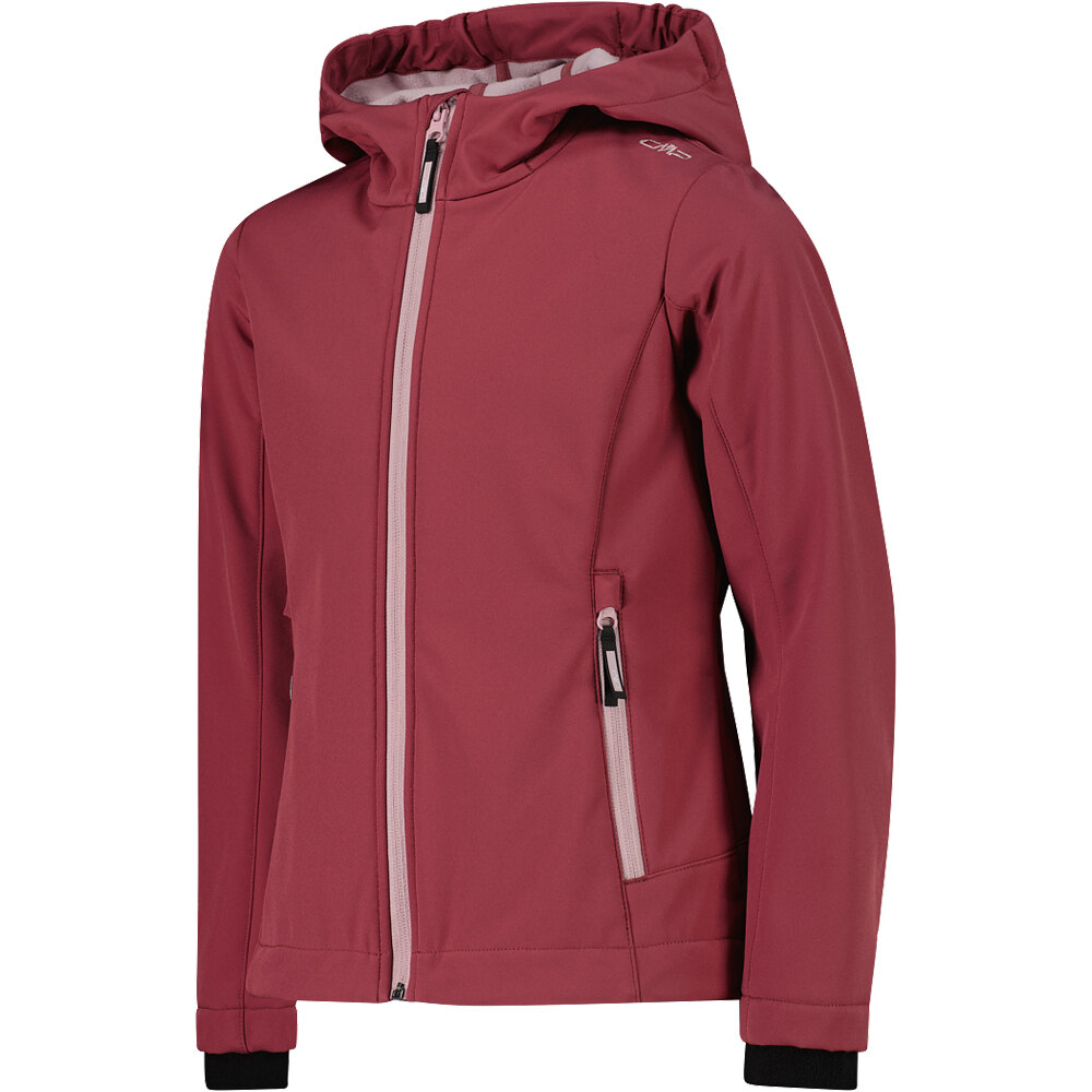 Cmp chaqueta softshell niño KID G JACKET FIX HOOD vista detalle