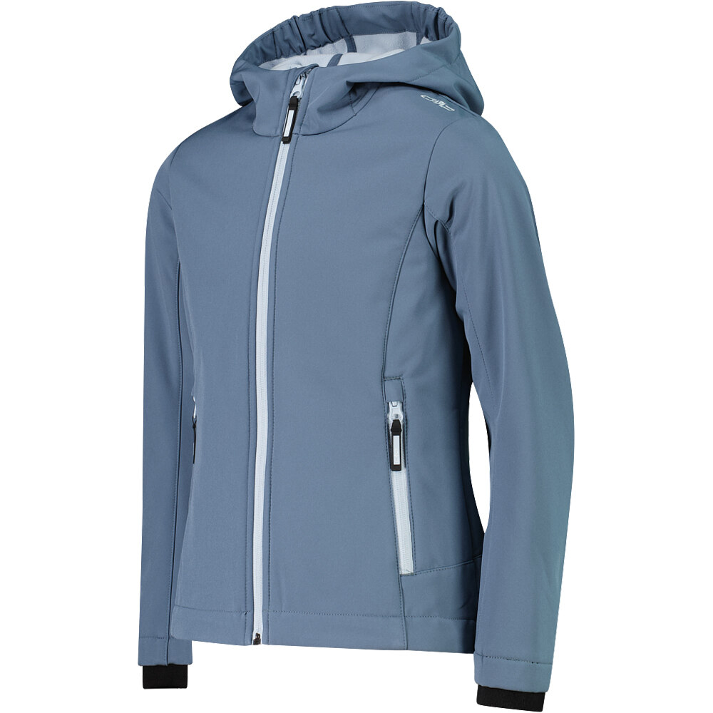 Cmp chaqueta softshell niño KID G JACKET FIX HOOD vista detalle
