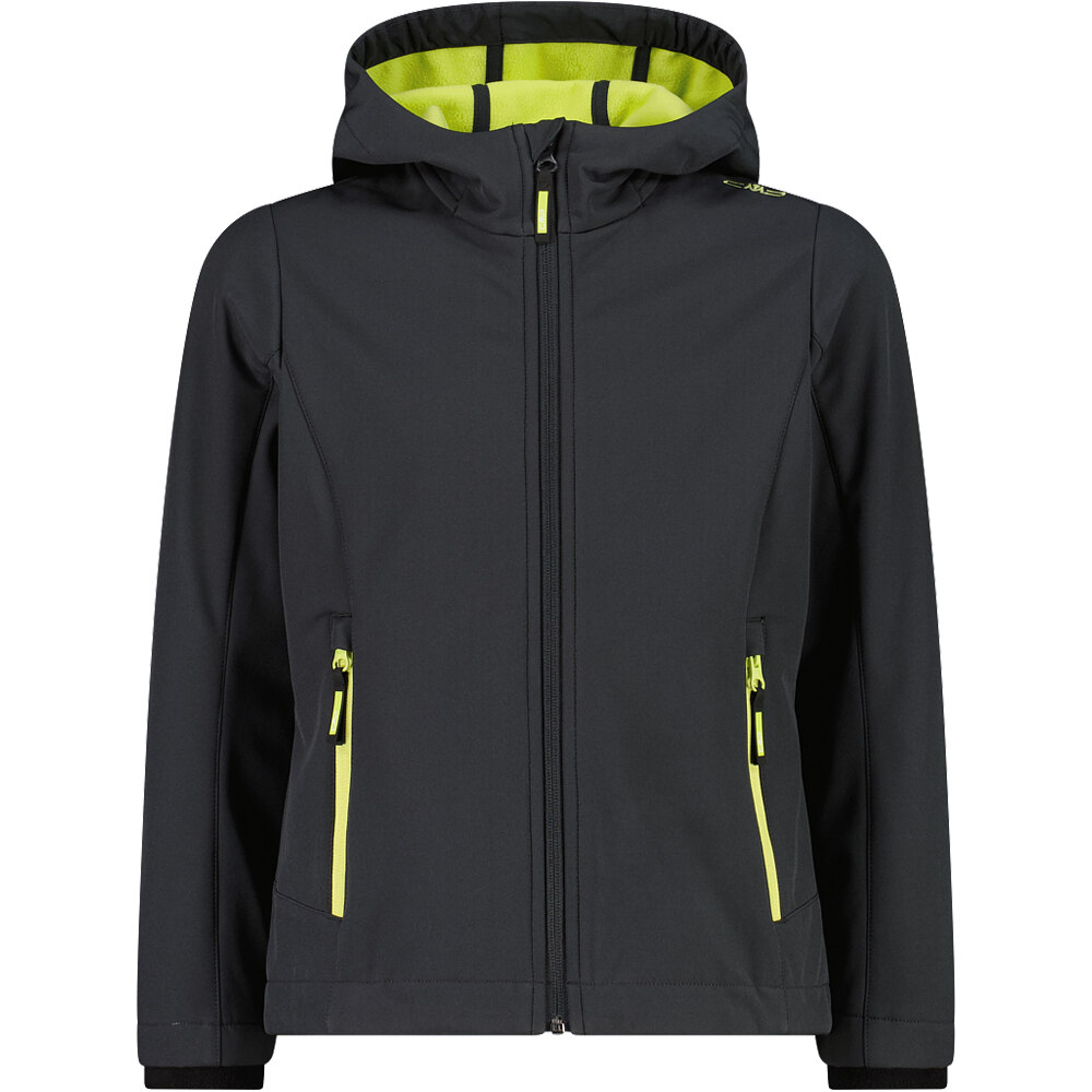 Cmp chaqueta softshell niño KID G JACKET FIX HOOD vista frontal