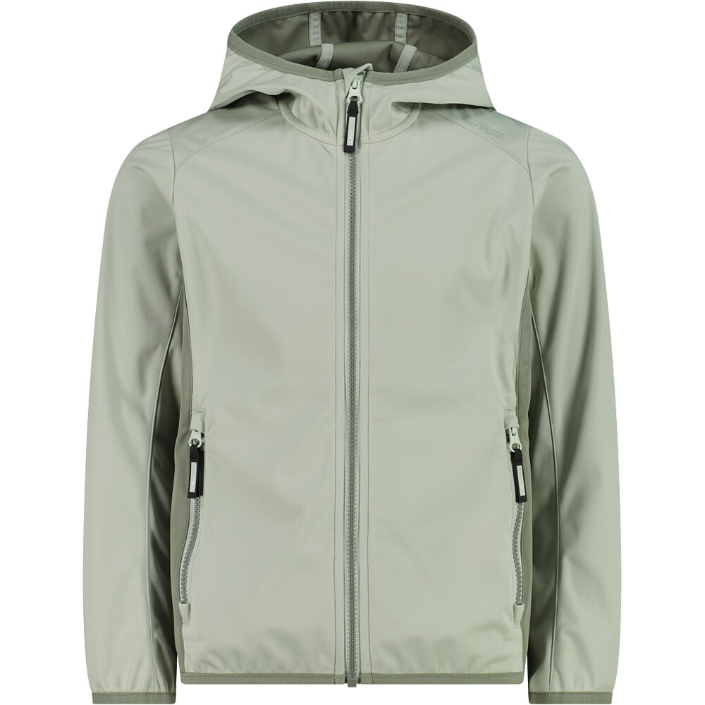 Cmp chaqueta softshell niño KID G JACKET FIX HOOD vista frontal