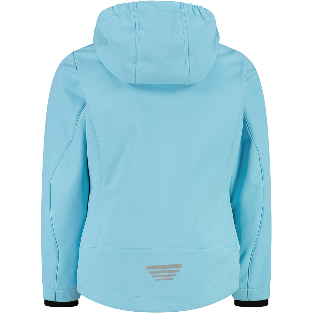 Cmp chaqueta softshell niño KID G JACKET FIX HOOD vista trasera
