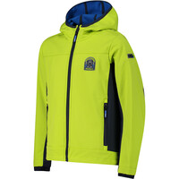 Cmp chaqueta softshell niño KID JACKET FIX HOOD vista detalle